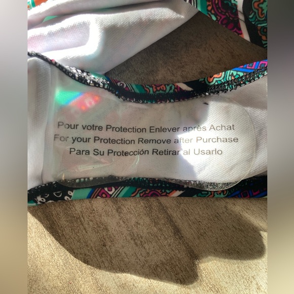 Cute Multi-Colored Jantzen One Piece Bathing Suit. Size 12, NWT - Picture 10 of 10